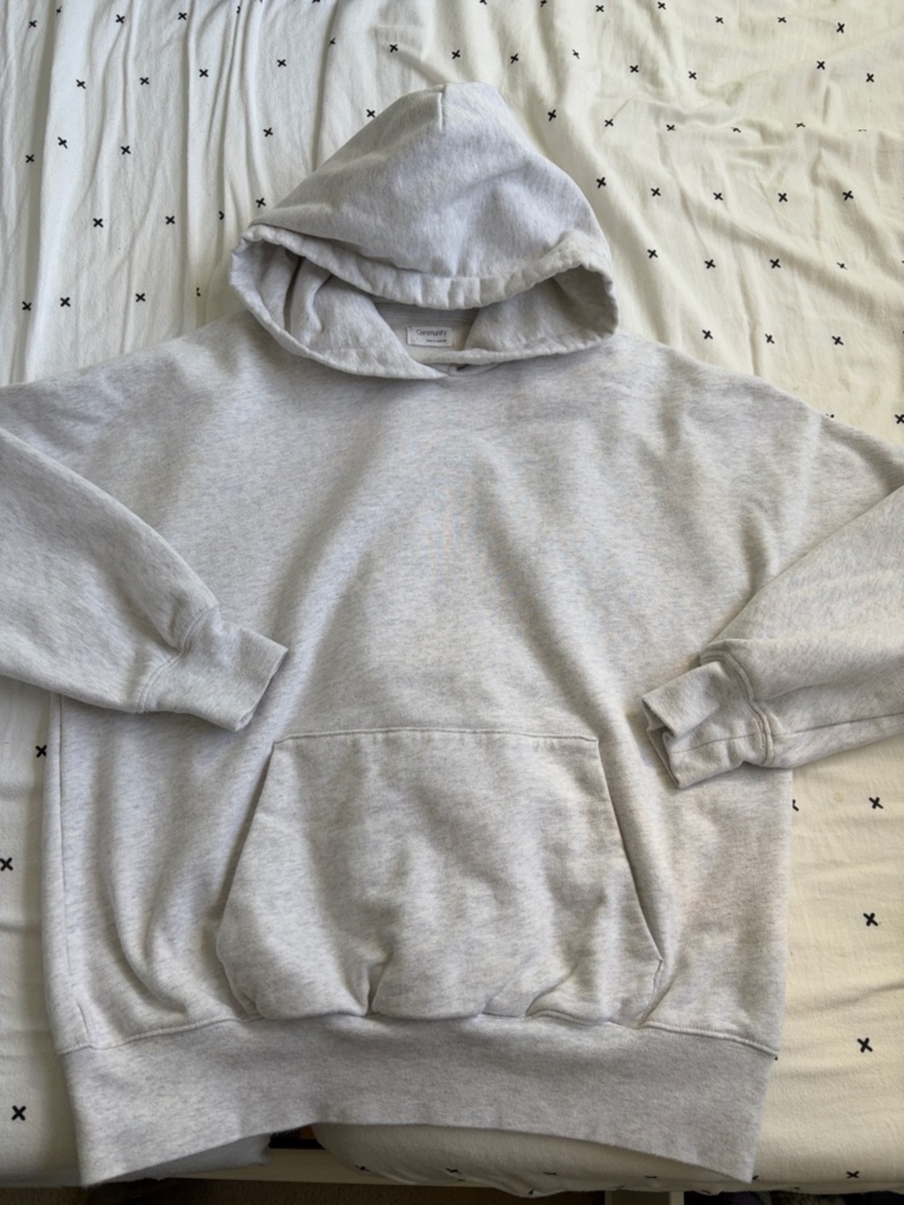 Classic Light Gray Hooded Sweater